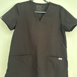 FIGS Charcoal Scrub Top